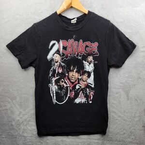 21‎ Savage Shirt Mens Small Concert Tour Merch HipHop Rap Rapper American Dream